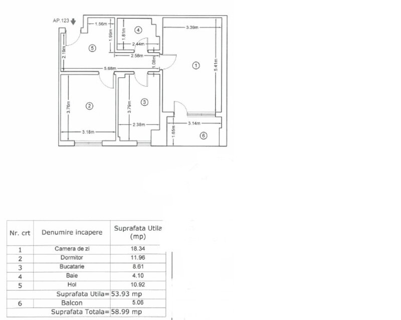 Militari, apartament 2 camere decomandat, 59 mp, Rotar Park 1 Residence.